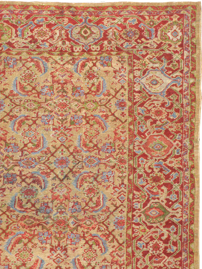 Antique Persian Mahal Carpet, No.16379 - Gsblank