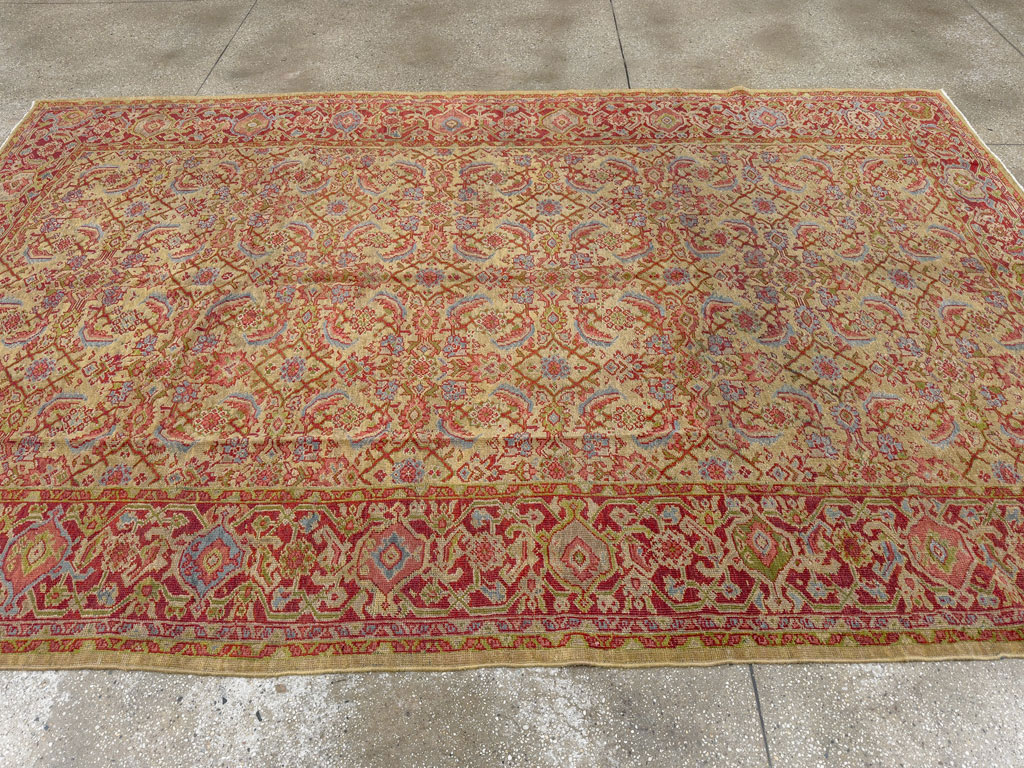 Antique Persian Mahal Carpet, No.16379 - Gsblank