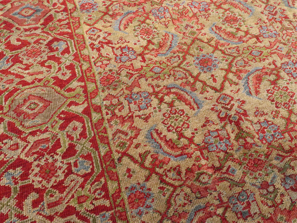 Antique Persian Mahal Carpet, No.16379 - Gsblank