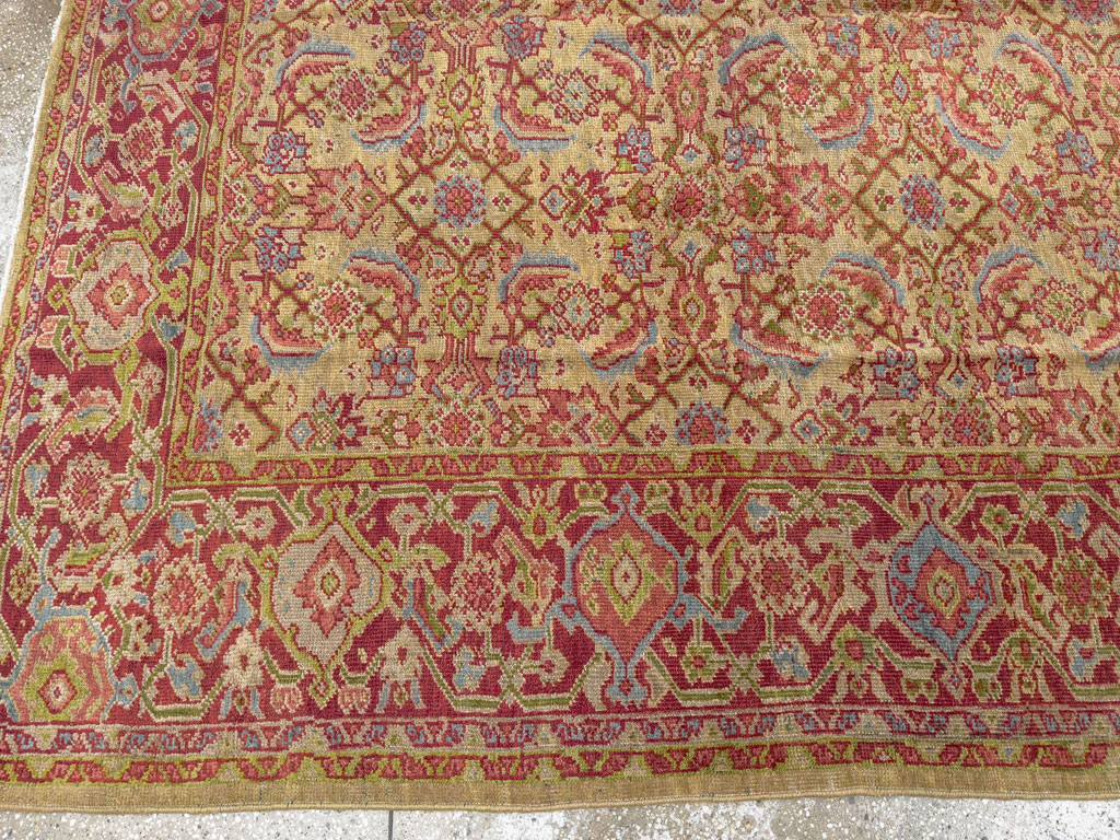 Antique Persian Mahal Carpet, No.16379 - Gsblank