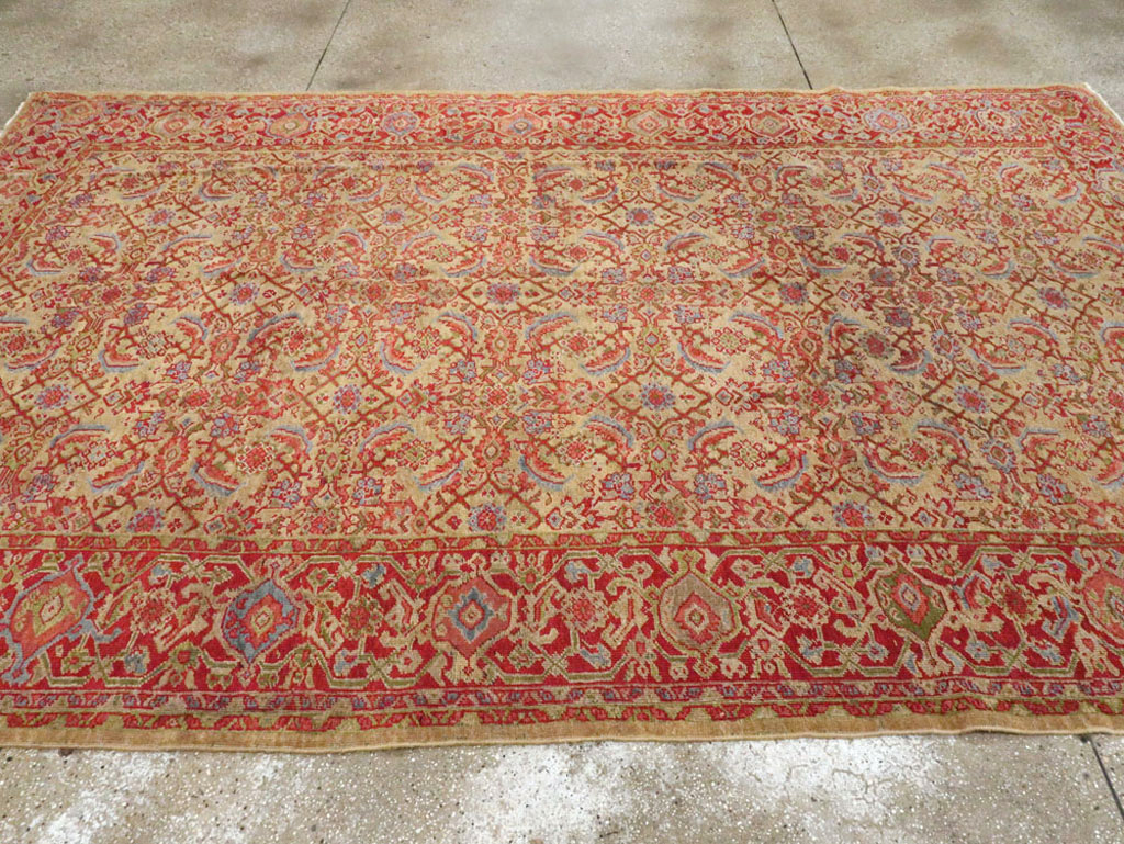 Antique Persian Mahal Carpet, No.16379 - Gsblank