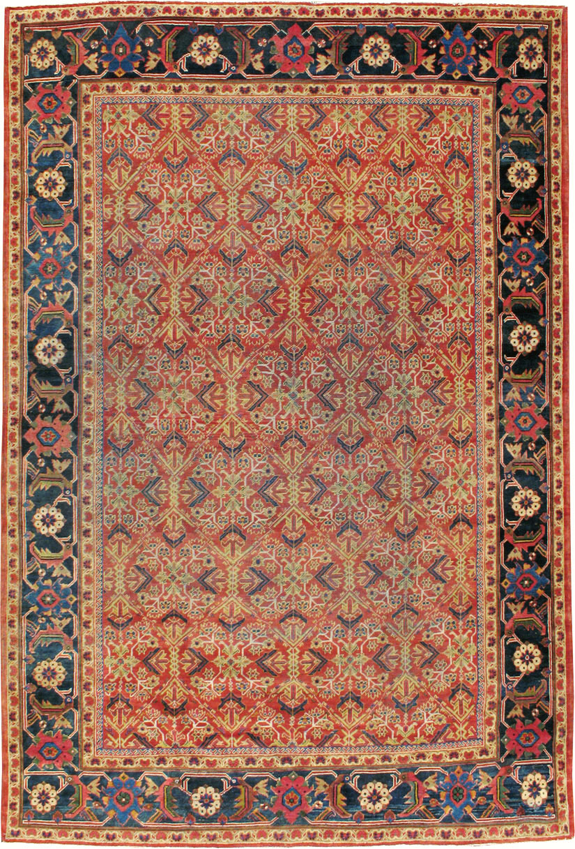 Antique Persian Mahal Carpet, No.16383 - Gsblank