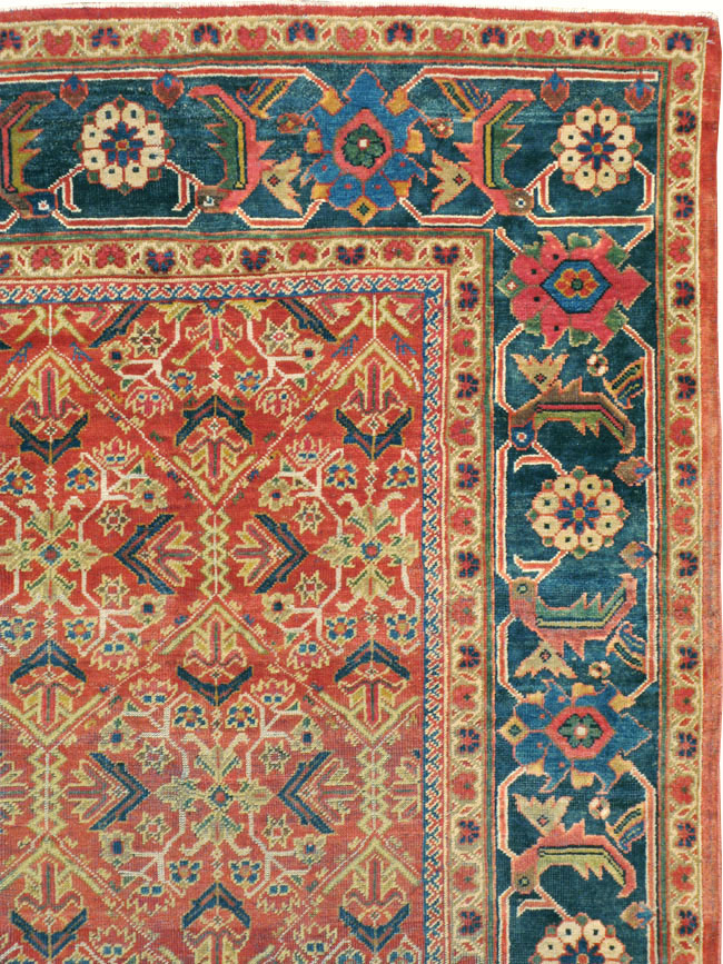 Antique Persian Mahal Carpet, No.16383 - Gsblank