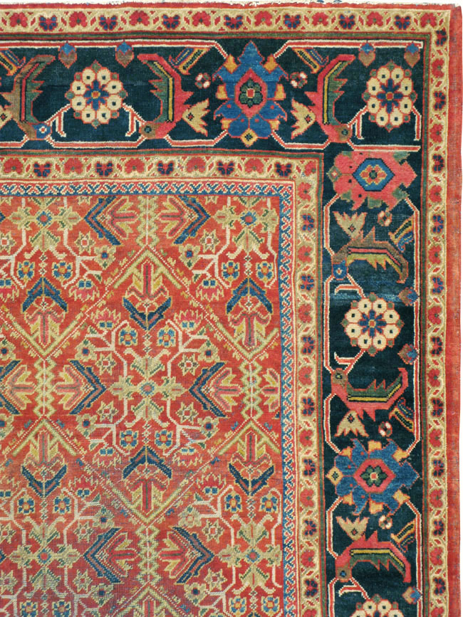 Antique Persian Mahal Carpet, No.16383 - Gsblank