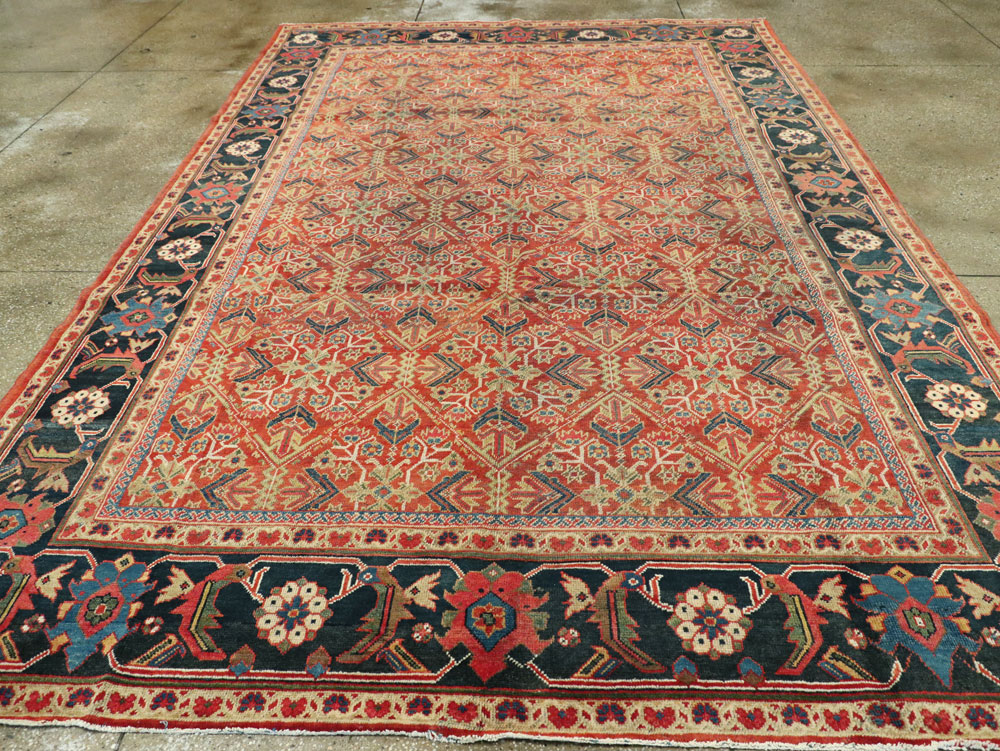 Antique Persian Mahal Carpet, No.16383 - Gsblank