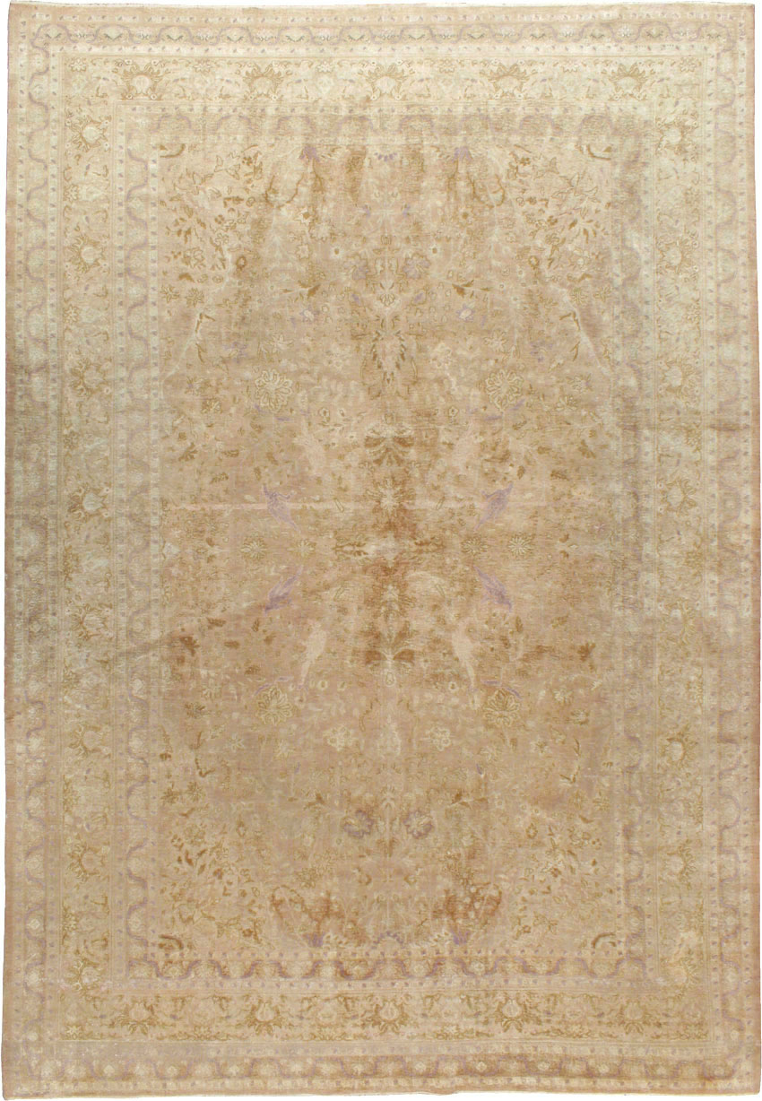 Vintage Turkish Herekeh Silk Rug, No.16401 - Gsblank