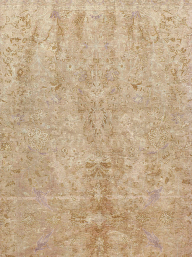 Vintage Turkish Herekeh Silk Rug, No.16401 - Gsblank