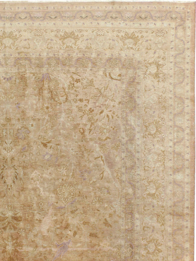 Vintage Turkish Herekeh Silk Rug, No.16401 - Gsblank