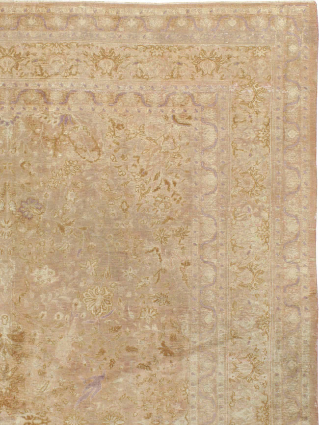 Vintage Turkish Herekeh Silk Rug, No.16401 - Gsblank