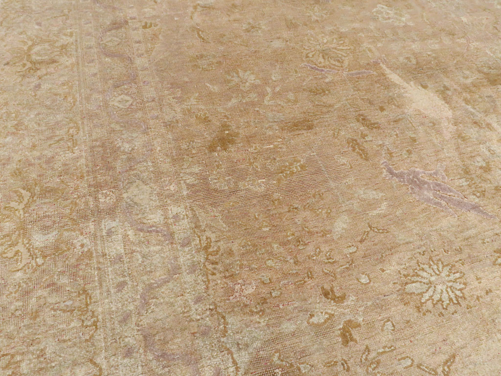 Vintage Turkish Herekeh Silk Rug, No.16401 - Gsblank