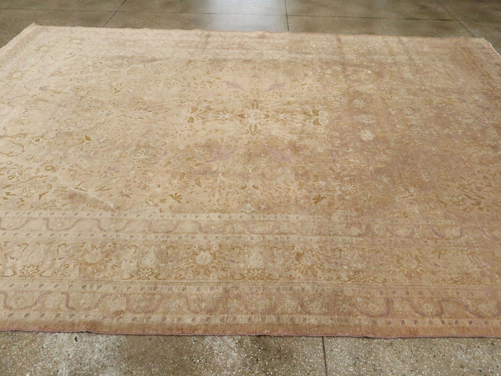 Vintage Turkish Herekeh Silk Rug, No.16401 - Gsblank