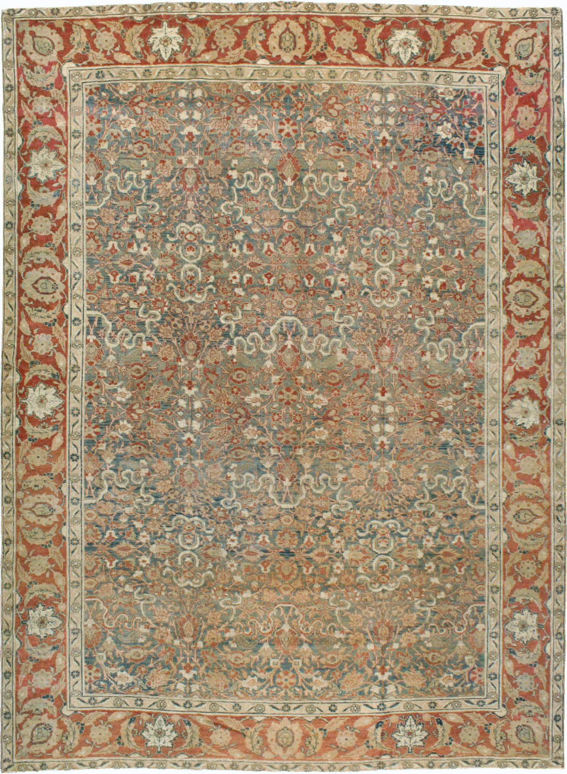 Antique Persian Tabriz Carpet, No.16421 - Gsblank