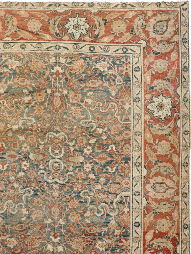 Antique Persian Tabriz Carpet, No.16421 - Gsblank