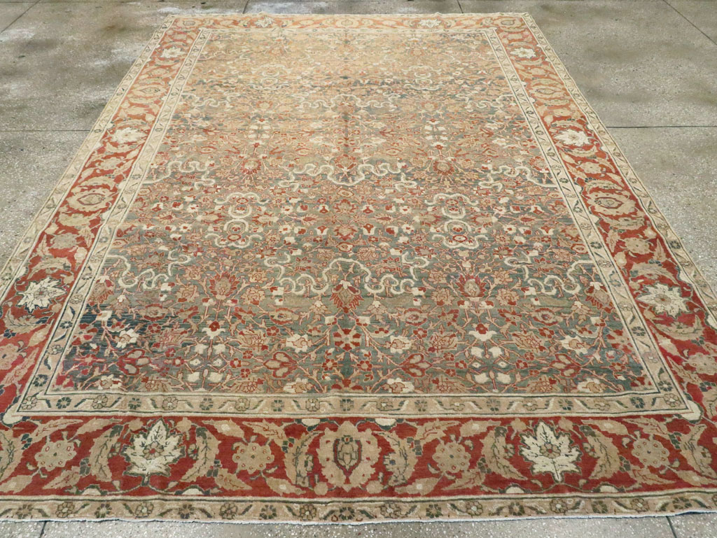 Antique Persian Tabriz Carpet, No.16421 - Gsblank