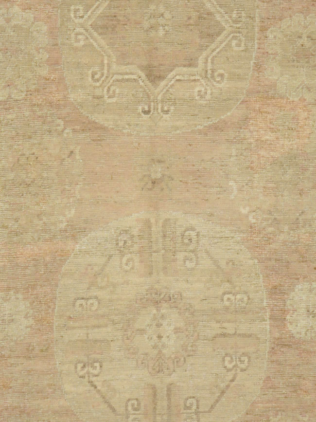 Vintage East Turkestan Khotan Rug, No.16438 - Gsblank