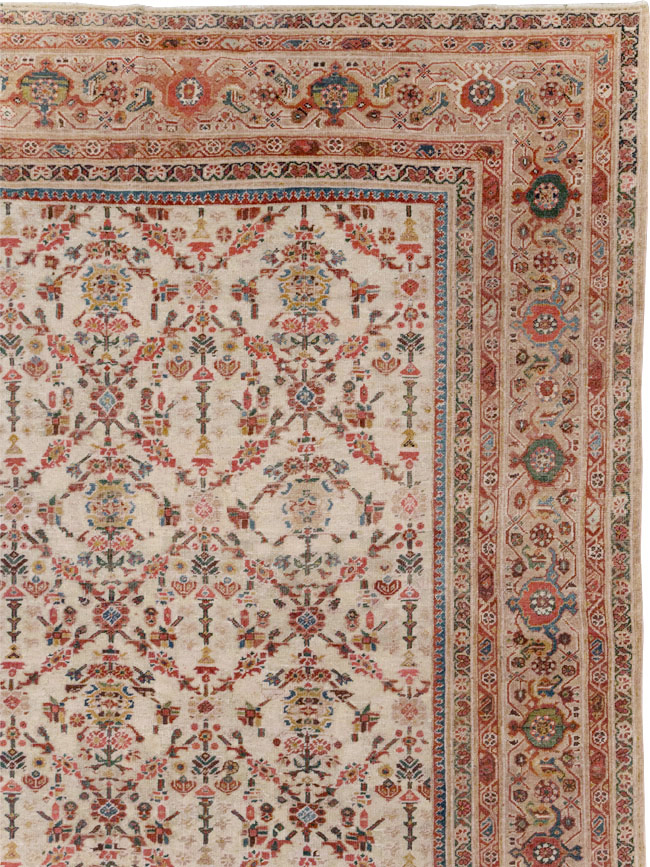 Antique Persian Mahal Large Carpet, No.16447 - Gsblank