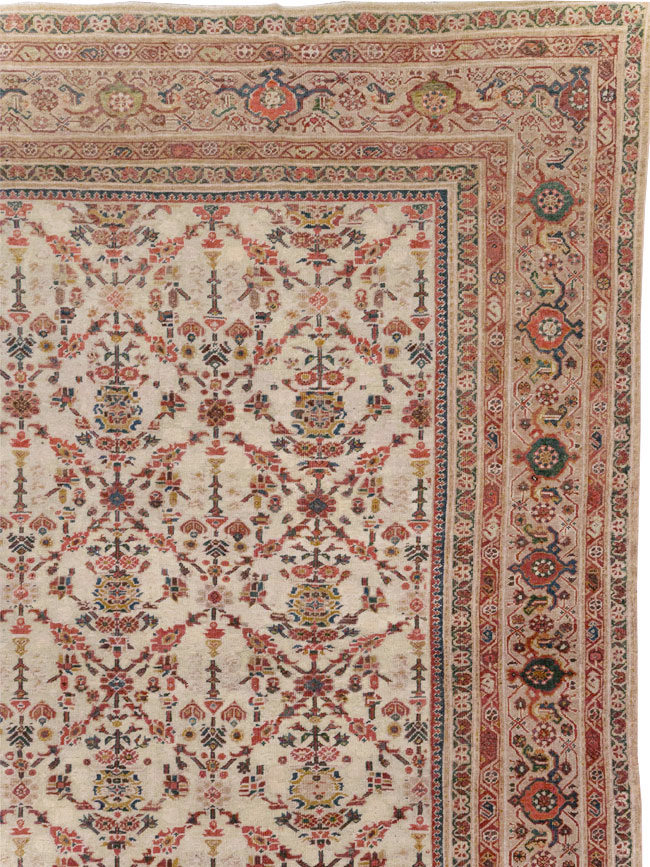 Antique Persian Mahal Large Carpet, No.16447 - Gsblank