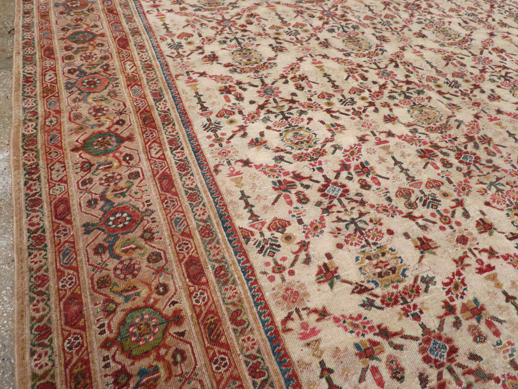 Antique Persian Mahal Large Carpet, No.16447 - Gsblank