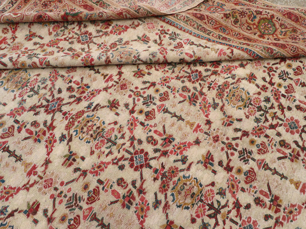 Antique Persian Mahal Large Carpet, No.16447 - Gsblank