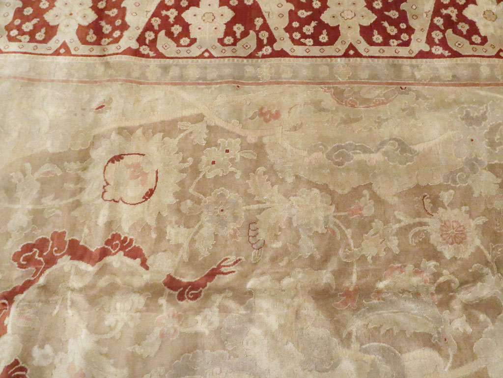 Antique Persian Tabriz Carpet, No.16452 - Gsblank