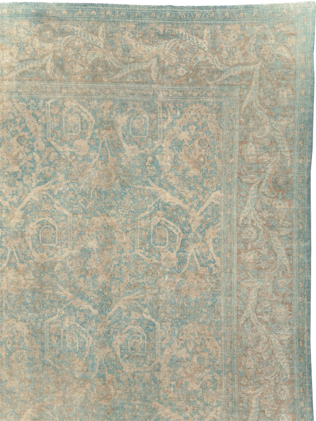 Antique Persian Tabriz Large Room Size Carpet, No.16453 - Gsblank