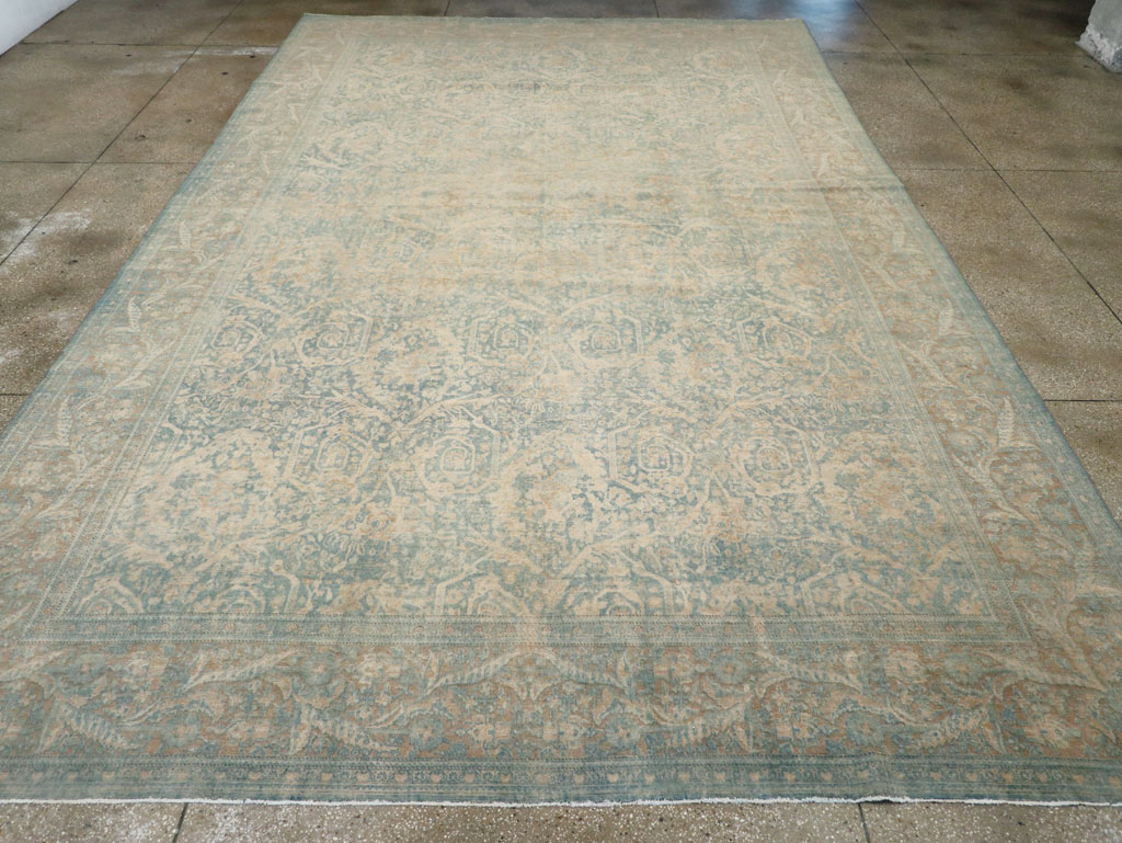 Antique Persian Tabriz Large Room Size Carpet, No.16453 - Gsblank