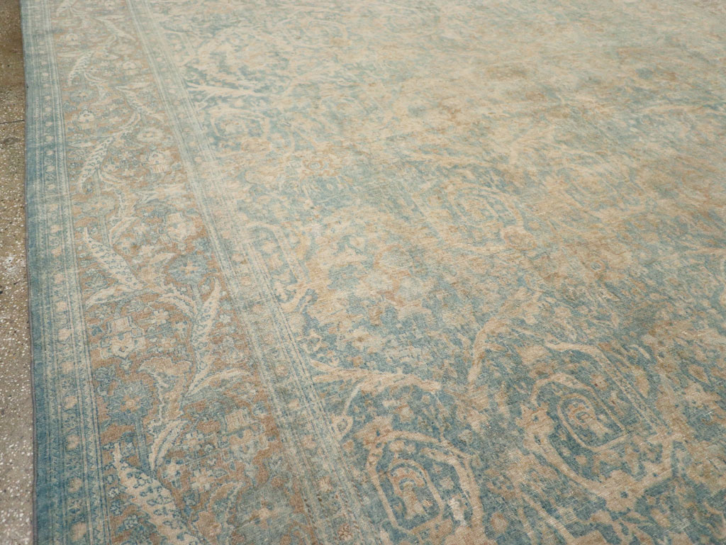 Antique Persian Tabriz Large Room Size Carpet, No.16453 - Gsblank