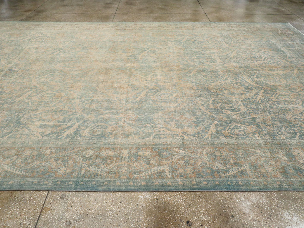 Antique Persian Tabriz Large Room Size Carpet, No.16453 - Gsblank