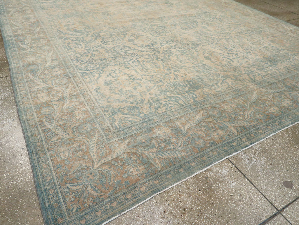 Antique Persian Tabriz Large Room Size Carpet, No.16453 - Gsblank
