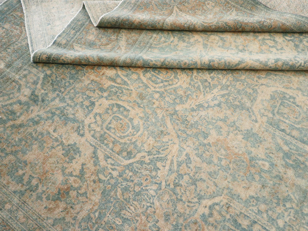 Antique Persian Tabriz Large Room Size Carpet, No.16453 - Gsblank