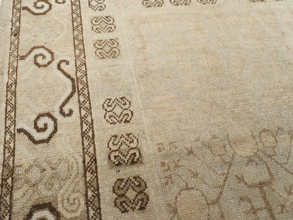 Antique East Turkestan Khotan Rug, No.16471 - Gsblank