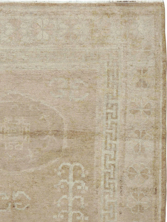 Vintage East Turkestan Khotan Rug, No.16480 - Gsblank
