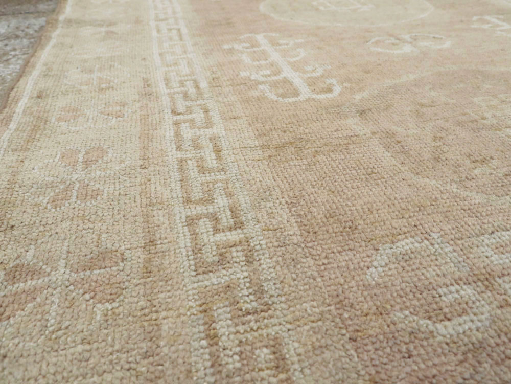 Vintage East Turkestan Khotan Rug, No.16480 - Gsblank