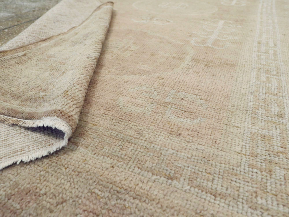 Vintage East Turkestan Khotan Rug, No.16480 - Gsblank