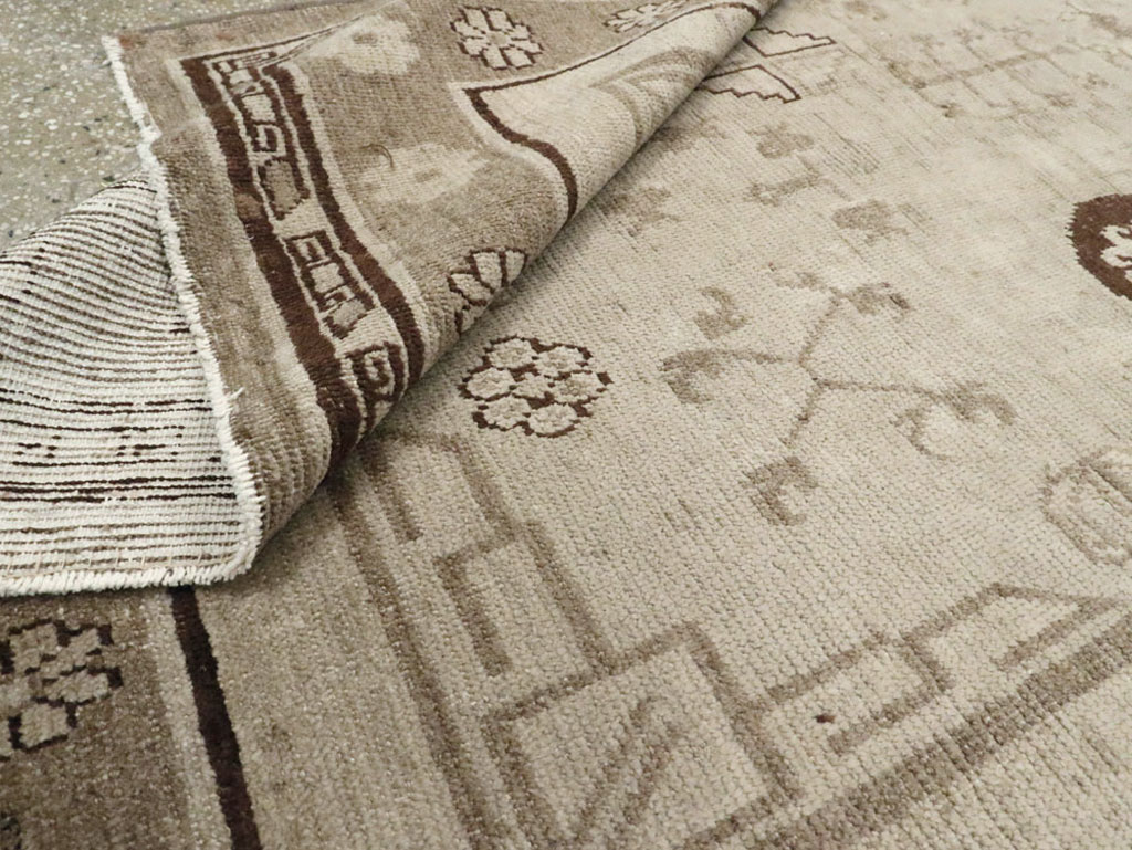 Vintage East Turkestan Khotan Rug, No.16482 - Gsblank