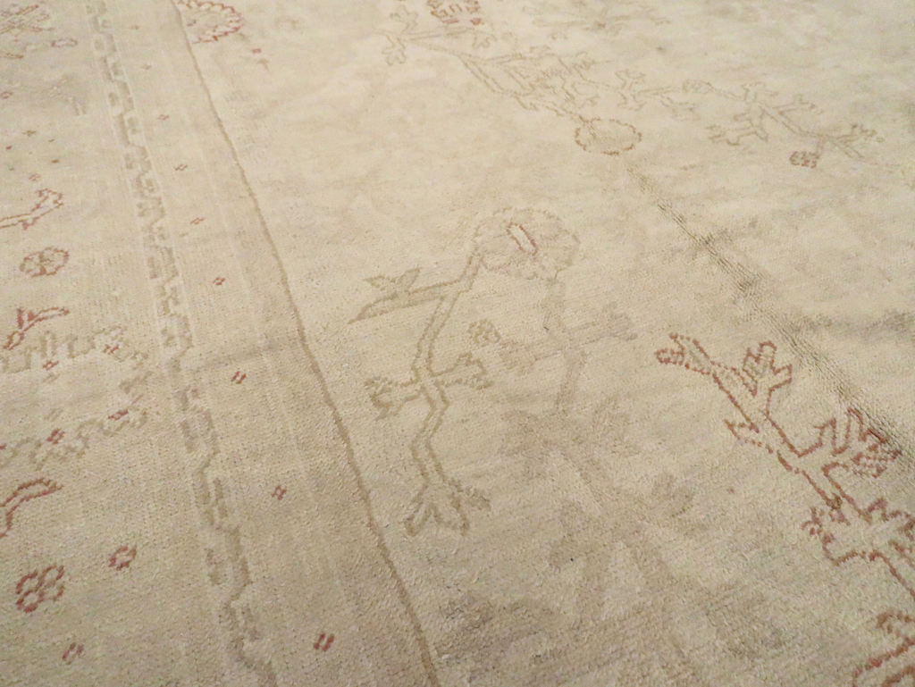 Antique Turkish Oushak Carpet, No.16494 - Gsblank