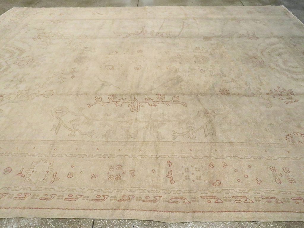 Antique Turkish Oushak Carpet, No.16494 - Gsblank