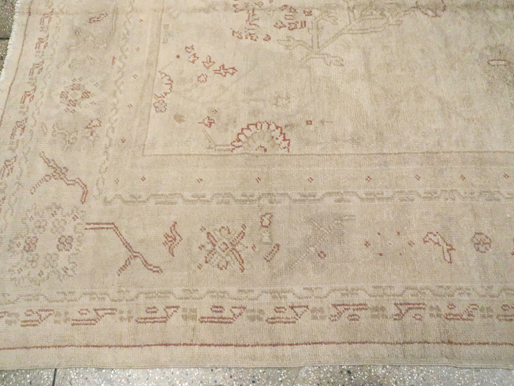 Antique Turkish Oushak Carpet, No.16494 - Gsblank