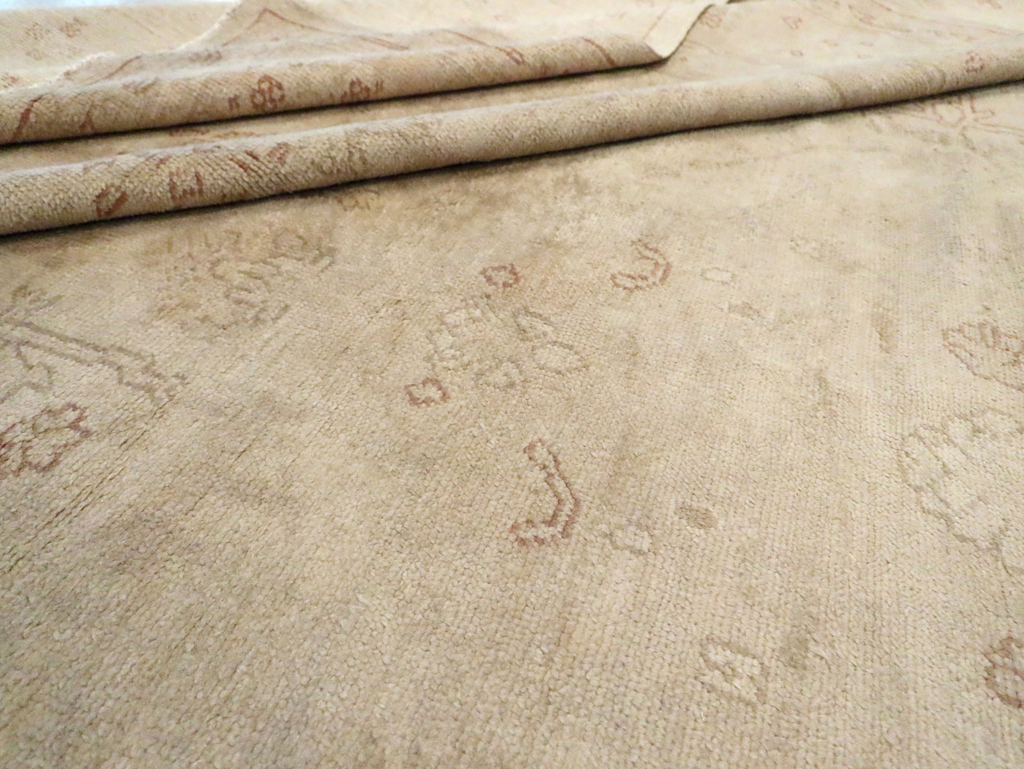 Antique Turkish Oushak Carpet, No.16494 - Gsblank