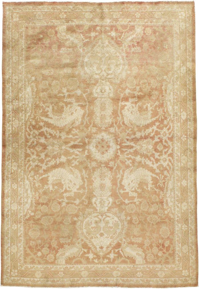 Antique Indian Agra Rug, No.16502 - Gsblank