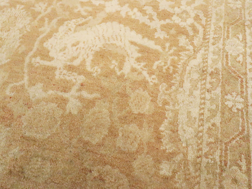 Antique Indian Agra Rug, No.16502 - Gsblank