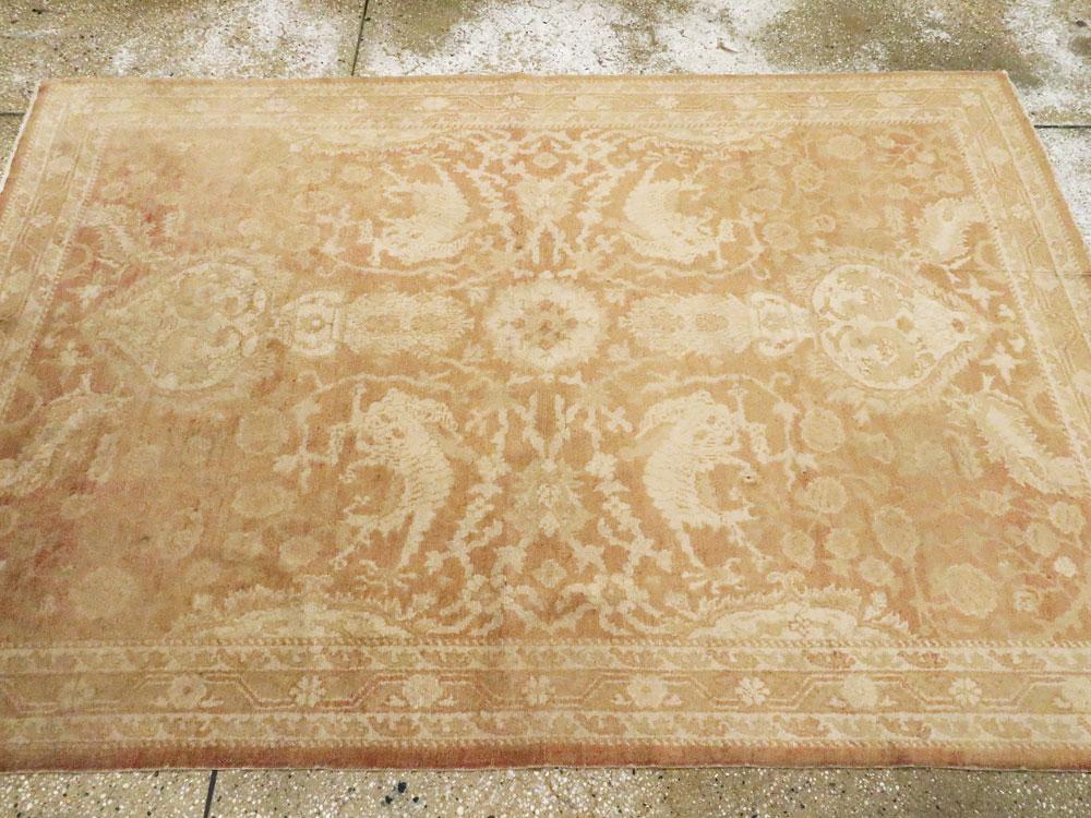 Antique Indian Agra Rug, No.16502 - Gsblank