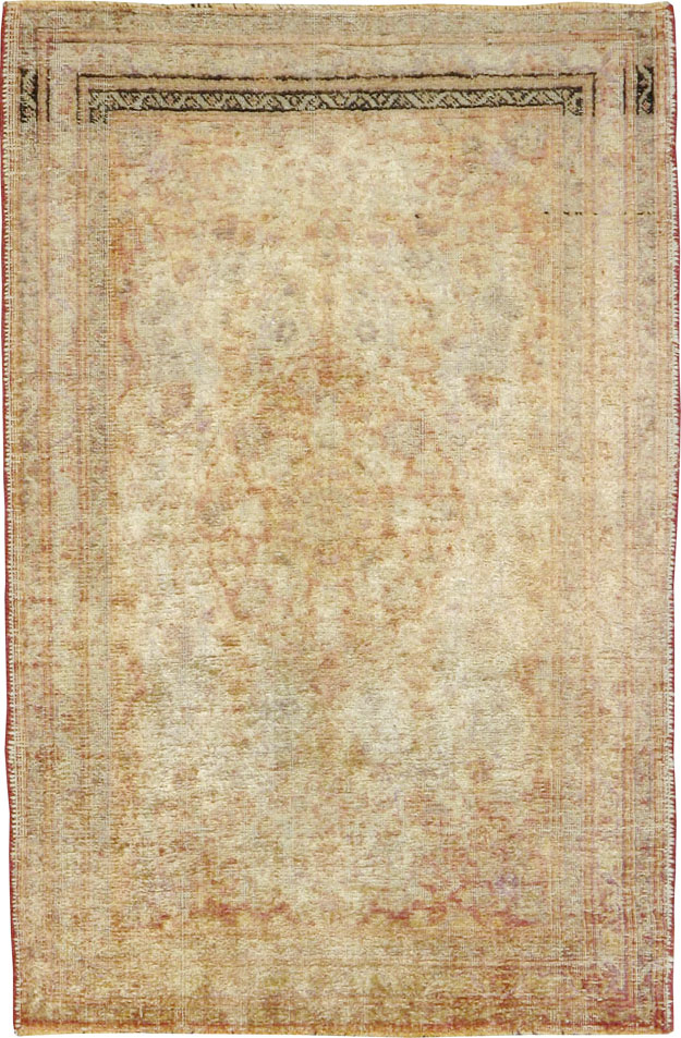 Antique Persian Tabriz Silk Rug, No.16513 - Gsblank