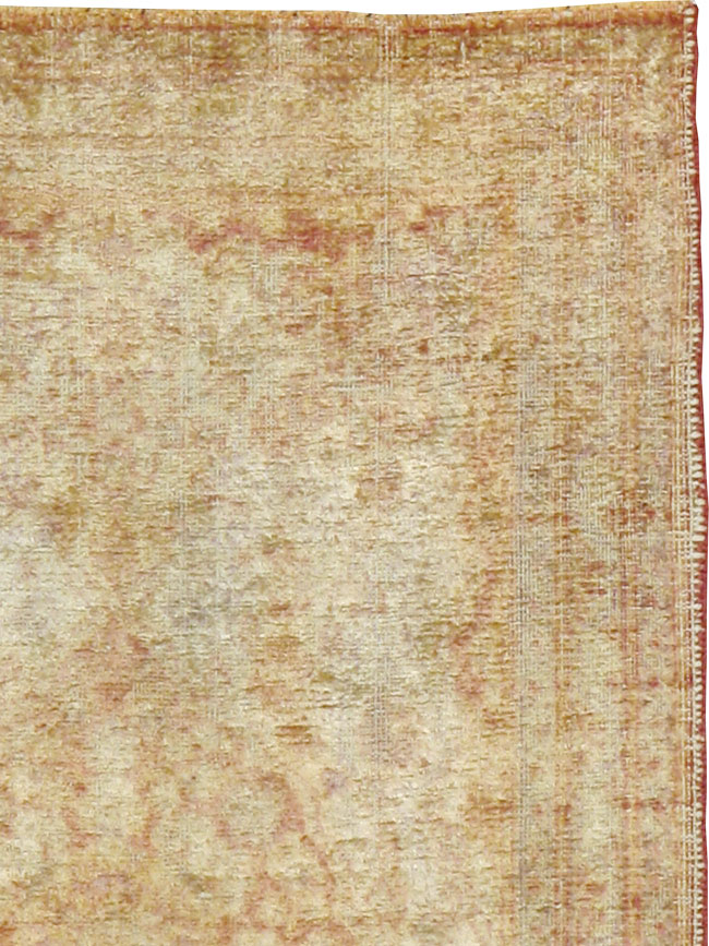 Antique Persian Tabriz Silk Rug, No.16513 - Gsblank