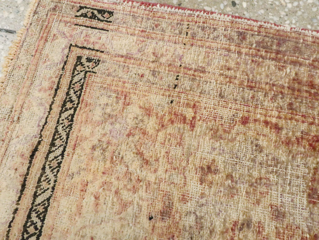 Antique Persian Tabriz Silk Rug, No.16513 - Gsblank