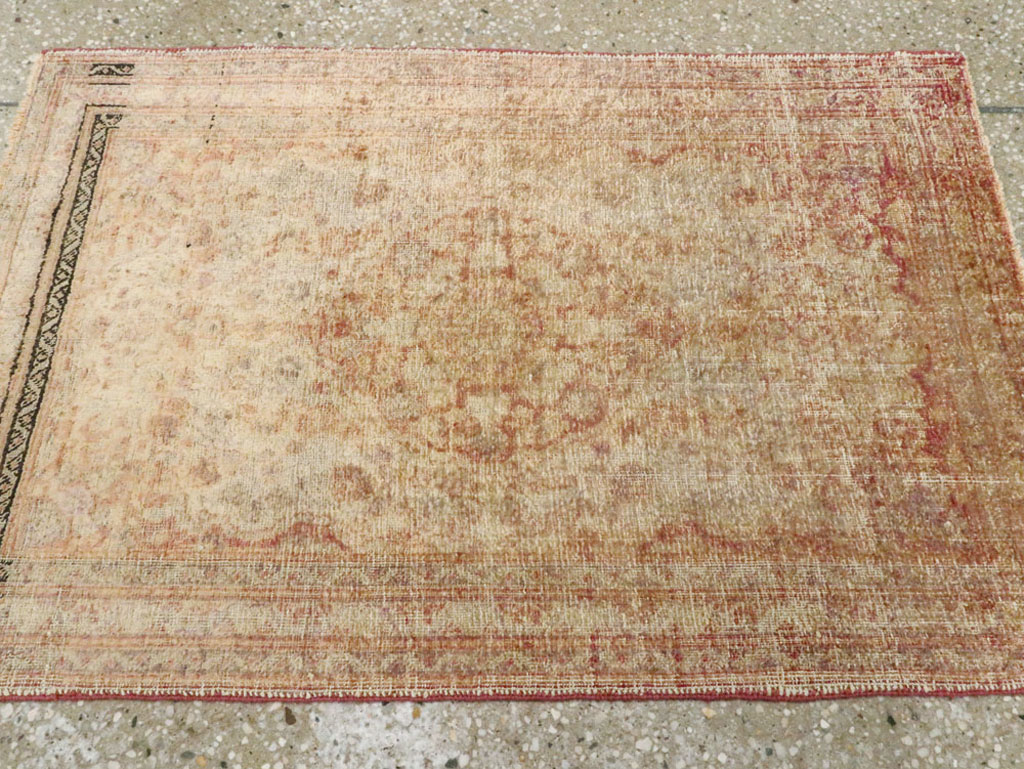 Antique Persian Tabriz Silk Rug, No.16513 - Gsblank