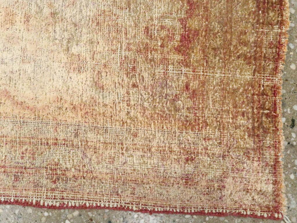 Antique Persian Tabriz Silk Rug, No.16513 - Gsblank