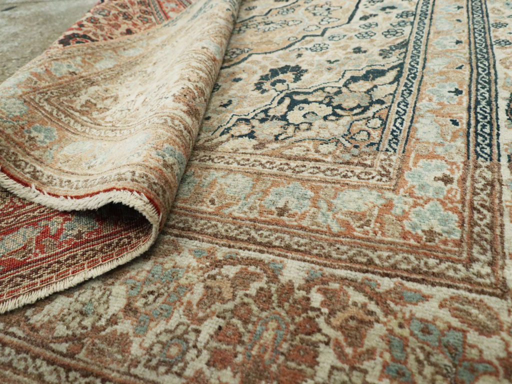 Antique Persian Tabriz Hagi Jalili, No.16517 - Gsblank