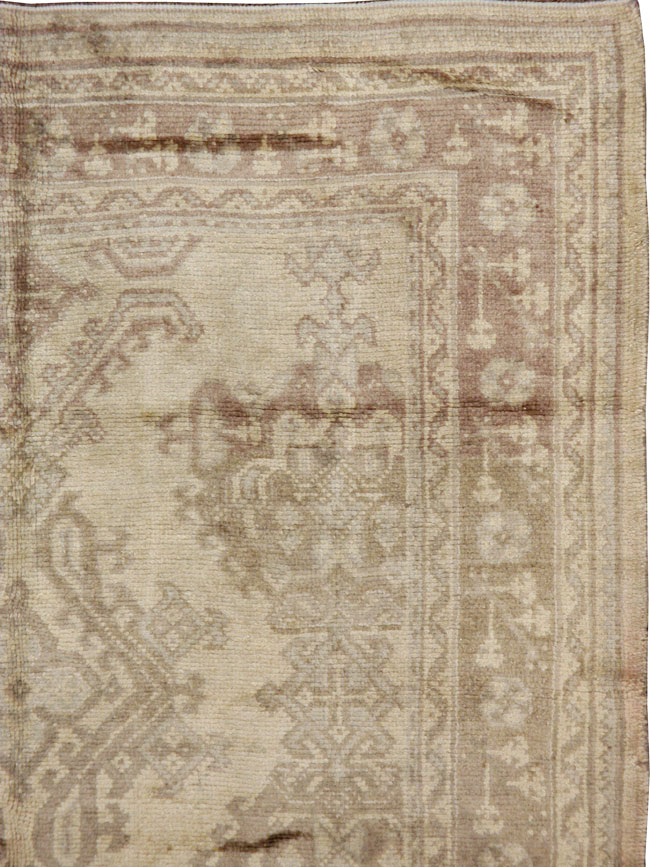Antique Turkish Oushak Carpet, No.16519 - Gsblank