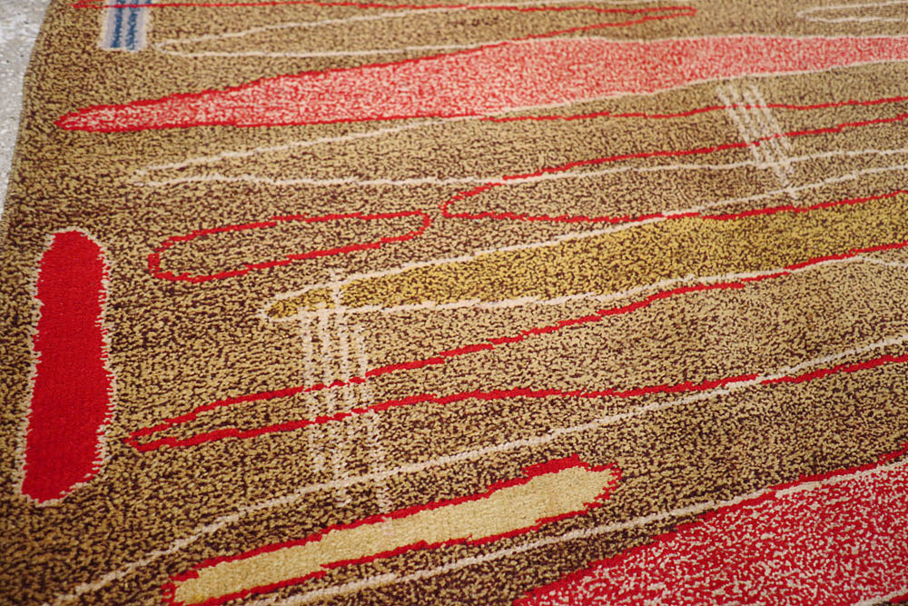 Vintage Turkish Art Deco Style Carpet, No.16525 - Gsblank